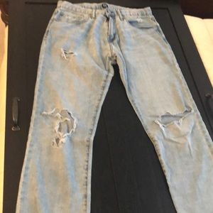 Men gap destroyed jeans